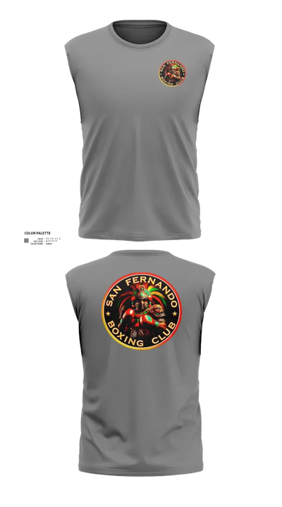 San Fernando Boxing Club 92427997 Sleeveless Performance Shirt - 205