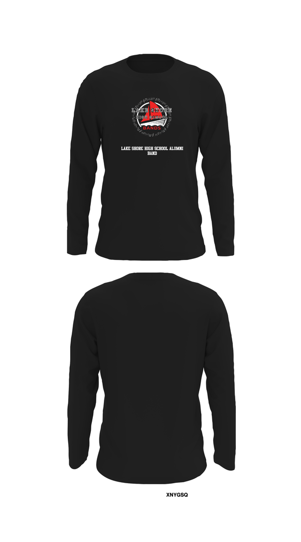 Long Sleeve Performance Shirt, Lake Shore High School Alumni Band, Spirit Store, Teamtime, Team time, sublimation, custom sports apparel, team uniforms, spirit wear, spiritwear, sports uniforms, custom shirts, team store, custom team store, fundraiser sports, apparel fundraiser