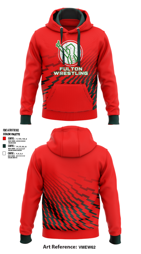 Hoodie, Fulton, Wrestling, Teamtime, Team time, sublimation, custom sports apparel, team uniforms, spirit wear, spiritwear, sports uniforms, custom shirts, team store, custom team store, fundraiser sports, apparel fundraiser