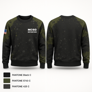 Crew Neck Sweatshirt, MCSO detention, Police, Teamtime, Team time, sublimation, custom sports apparel, team uniforms, spirit wear, spiritwear, sports uniforms, custom shirts, team store, custom team store, fundraiser sports, apparel fundraiser