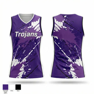 Mens Basketball Jersey, Trojans, Women's Basketball, Teamtime, Team time, sublimation, custom sports apparel, team uniforms, spirit wear, spiritwear, sports uniforms, custom shirts, team store, custom team store, fundraiser sports, apparel fundraiser