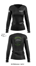 Green River Fire Department 17388732 Women's Long Sleeve V-neck Shirt - 15