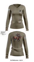 UT NG CD Women's Long Sleeve V-neck Shirt - 103