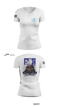 C 1-119 IN Women's Short Sleeve V-neck Shirt - 7