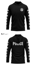 Fort Walton Beach Police Department 16599303 Long Sleeve hooded sunshirt - 8
