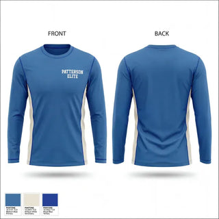 Long Sleeve Performance Shirt, PATTERSON ELITE, Men's Basketball, Teamtime, Team time, sublimation, custom sports apparel, team uniforms, spirit wear, spiritwear, sports uniforms, custom shirts, team store, custom team store, fundraiser sports, apparel fundraiser