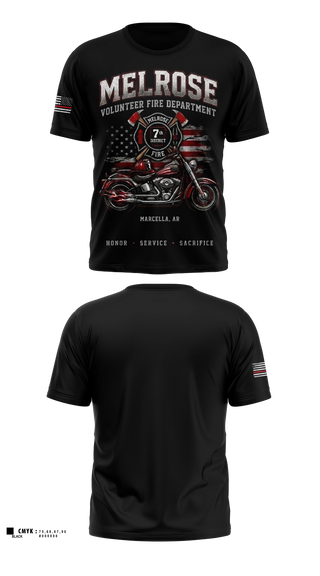 Short Sleeve Performance Shirt, Melrose Volunteer Fire Department, Fire Department, Teamtime, Team time, sublimation, custom sports apparel, team uniforms, spirit wear, spiritwear, sports uniforms, custom shirts, team store, custom team store, fundraiser sports, apparel fundraiser