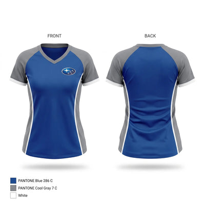 Hyman Bros Subaru Women's Short Sleeve V-neck Shirt - 1