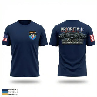 Old School Cotton Feel Shirt, PRIORITY 1, EMS/EMT, Teamtime, Team time, sublimation, custom sports apparel, team uniforms, spirit wear, spiritwear, sports uniforms, custom shirts, team store, custom team store, fundraiser sports, apparel fundraiser