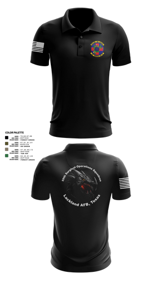 Short Sleeve Performance Polo, 59th Surgical Operations Squadron, Air Force, Teamtime, Team time, sublimation, custom sports apparel, team uniforms, spirit wear, spiritwear, sports uniforms, custom shirts, team store, custom team store, fundraiser sports, apparel fundraiser