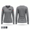 LaSalle Parish Sheriff’s Office Women's Long Sleeve V-neck Shirt - 1