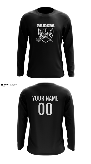 Long Sleeve Performance Shirt, NE Raiders, , Teamtime, Team time, sublimation, custom sports apparel, team uniforms, spirit wear, spiritwear, sports uniforms, custom shirts, team store, custom team store, fundraiser sports, apparel fundraiser