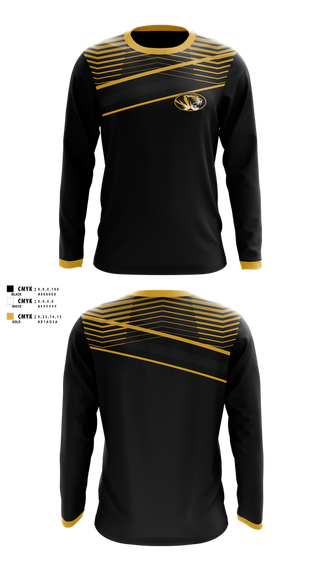 Long Sleeve Performance Shirt, Mizzou Golf, Golf, Teamtime, Team time, sublimation, custom sports apparel, team uniforms, spirit wear, spiritwear, sports uniforms, custom shirts, team store, custom team store, fundraiser sports, apparel fundraiser