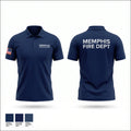 Memphis fire department Short Sleeve Performance Polo - 1