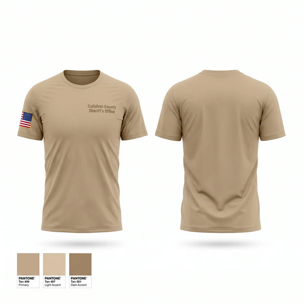 Short Sleeve Performance Shirt, Callahan County Sheriff's Office, Police, Teamtime, Team time, sublimation, custom sports apparel, team uniforms, spirit wear, spiritwear, sports uniforms, custom shirts, team store, custom team store, fundraiser sports, apparel fundraiser