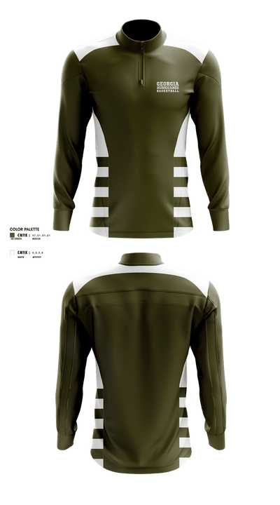 Georgia hurricanes 51032724 Quarter Zip Jacket - 1