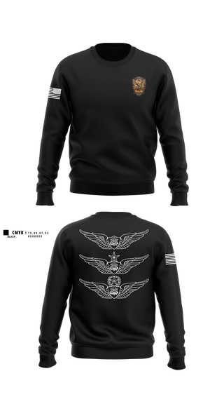 Crew Neck Sweatshirt, 2-210th Aviation Regiment, Army, Teamtime, Team time, sublimation, custom sports apparel, team uniforms, spirit wear, spiritwear, sports uniforms, custom shirts, team store, custom team store, fundraiser sports, apparel fundraiser