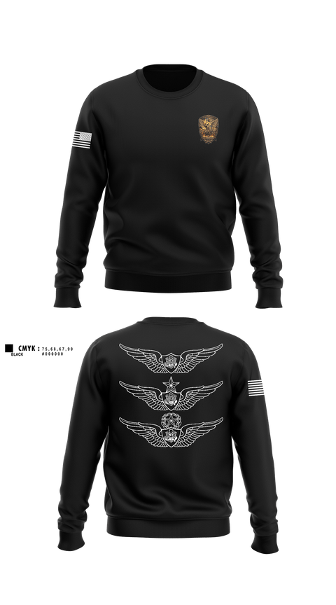Crew Neck Sweatshirt, 2-210th Aviation Regiment, Army, Teamtime, Team time, sublimation, custom sports apparel, team uniforms, spirit wear, spiritwear, sports uniforms, custom shirts, team store, custom team store, fundraiser sports, apparel fundraiser