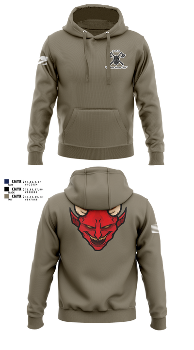 D Co 3-47 75831418 Hoodie - 102
