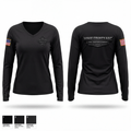 Wake County ABC 17579810 Women's Long Sleeve V-neck Shirt - 1