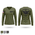 SRT Women's Long Sleeve V-neck Shirt - 1