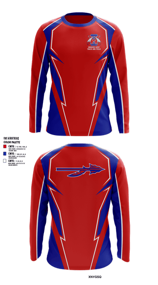 Long Sleeve Performance Shirt, West High School Track & Field, Track & Field, Teamtime, Team time, sublimation, custom sports apparel, team uniforms, spirit wear, spiritwear, sports uniforms, custom shirts, team store, custom team store, fundraiser sports, apparel fundraiser