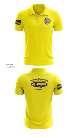 Short Sleeve Performance Polo, Centerton fire company, Fire Department, Teamtime, Team time, sublimation, custom sports apparel, team uniforms, spirit wear, spiritwear, sports uniforms, custom shirts, team store, custom team store, fundraiser sports, apparel fundraiser