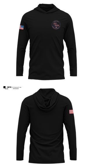 Long Sleeve hooded sunshirt, Martin county EM/911, Fire Department, Teamtime, Team time, sublimation, custom sports apparel, team uniforms, spirit wear, spiritwear, sports uniforms, custom shirts, team store, custom team store, fundraiser sports, apparel fundraiser