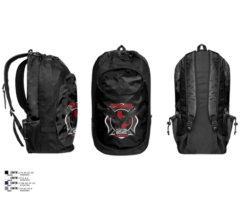Gear Bag, Cy creek fire 22, , Teamtime, Team time, sublimation, custom sports apparel, team uniforms, spirit wear, spiritwear, sports uniforms, custom shirts, team store, custom team store, fundraiser sports, apparel fundraiser