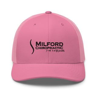 Milford Chiropractic Retro Trucker Hat | Yupoong 6606