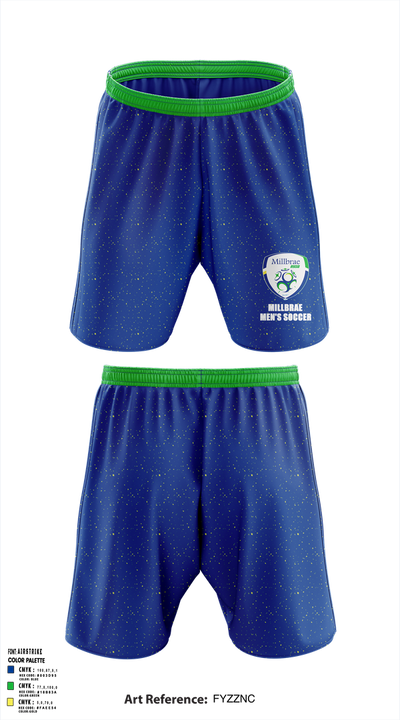Millbrae AYSO Region 145 73555499 Athletic Shorts With Pockets - 1