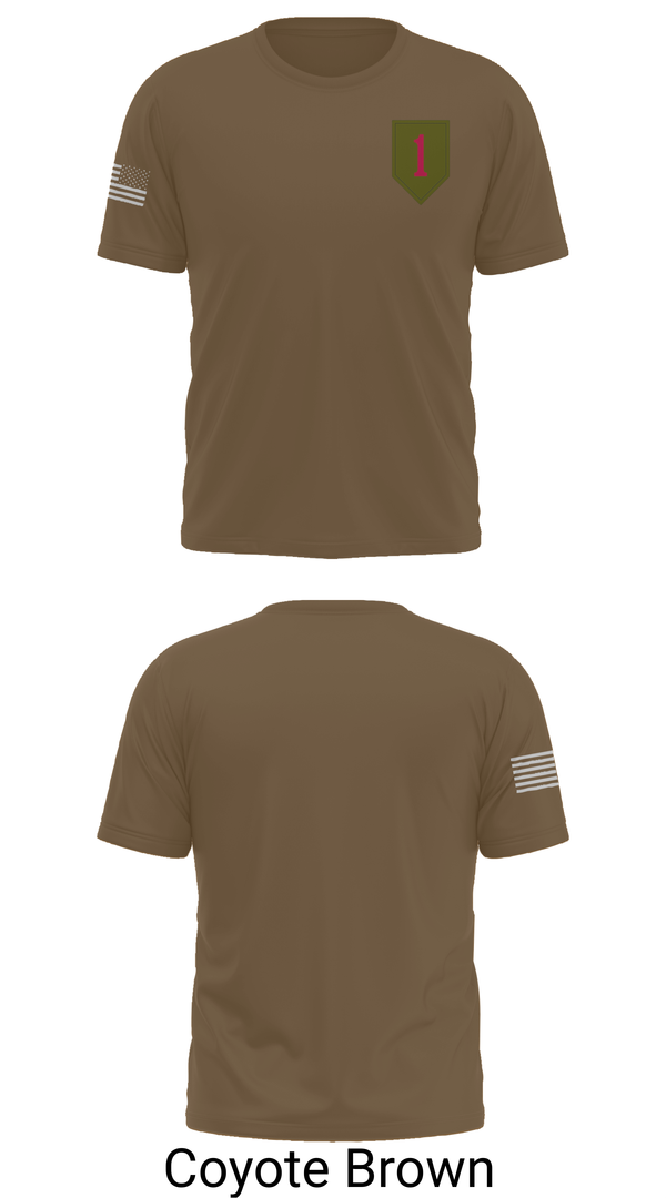 Old School Cotton Feel Shirt, 1st Infantry Division, Army, Teamtime, Team time, sublimation, custom sports apparel, team uniforms, spirit wear, spiritwear, sports uniforms, custom shirts, team store, custom team store, fundraiser sports, apparel fundraiser