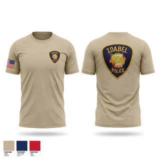 Short Sleeve Performance Shirt, Idabel police, Police, Teamtime, Team time, sublimation, custom sports apparel, team uniforms, spirit wear, spiritwear, sports uniforms, custom shirts, team store, custom team store, fundraiser sports, apparel fundraiser