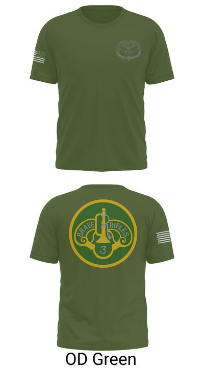 3d Cavalry Regiment 44657863 Old School Cotton Feel Shirt - 50