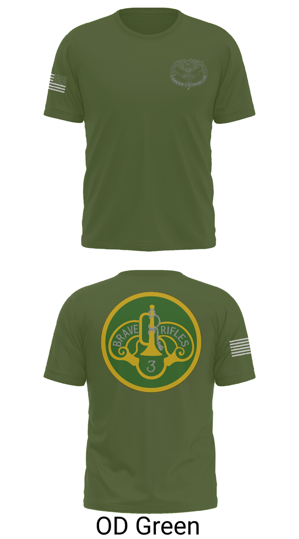 Old School Cotton Feel Shirt, 3d Cavalry Regiment, Army, Teamtime, Team time, sublimation, custom sports apparel, team uniforms, spirit wear, spiritwear, sports uniforms, custom shirts, team store, custom team store, fundraiser sports, apparel fundraiser