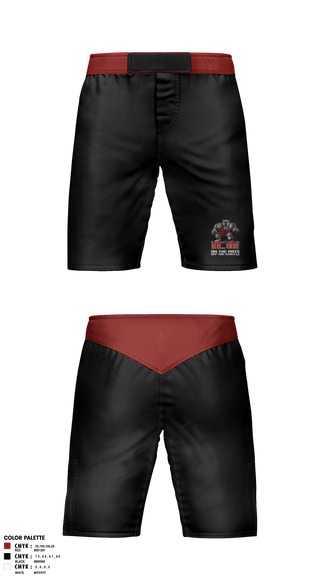 Fight Shorts, Inner City Wrestling, Wrestling, Teamtime, Team time, sublimation, custom sports apparel, team uniforms, spirit wear, spiritwear, sports uniforms, custom shirts, team store, custom team store, fundraiser sports, apparel fundraiser