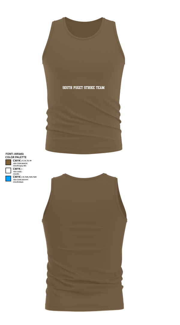 Tank Top, South Puget strike team, , Teamtime, Team time, sublimation, custom sports apparel, team uniforms, spirit wear, spiritwear, sports uniforms, custom shirts, team store, custom team store, fundraiser sports, apparel fundraiser