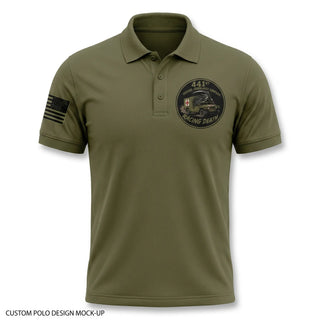 Short Sleeve Performance Polo, 441st Ground Ambulance, Army, Teamtime, Team time, sublimation, custom sports apparel, team uniforms, spirit wear, spiritwear, sports uniforms, custom shirts, team store, custom team store, fundraiser sports, apparel fundraiser