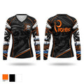A.C. DAVIS PIRATES Women's Long Sleeve V-neck Shirt - 1