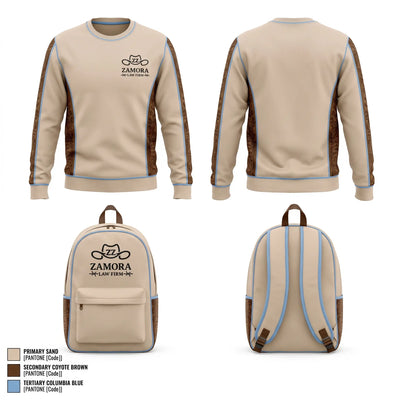 Zamora Law Firm Crew Neck Sweatshirt - 1