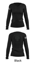 439th AES 50968324 Women's Long Sleeve V-neck Shirt - 37