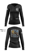 Lander rural fire 46360140 Women's Long Sleeve V-neck Shirt - 102