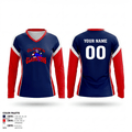 Gladwin Gladiators 9463643 Women's Long Sleeve V-neck Shirt - 5