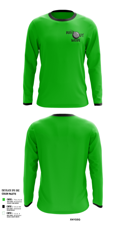 BUGG OUT MODEBUGG OUT MODE 14024317 Long Sleeve Performance Shirt - 1