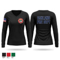 Ashland Fire Department 66670583 Women's Long Sleeve V-neck Shirt - 1