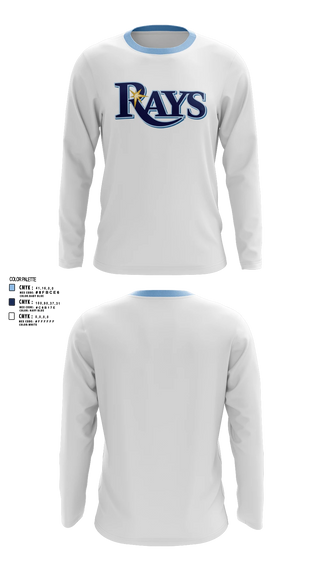 Long Sleeve Performance Shirt, Ray's, Baseball, Teamtime, Team time, sublimation, custom sports apparel, team uniforms, spirit wear, spiritwear, sports uniforms, custom shirts, team store, custom team store, fundraiser sports, apparel fundraiser