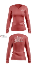 Connor Hartman 78305801 Women's Long Sleeve V-neck Shirt - 22