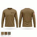USS BAINBRIDGE DDG 96 Long Sleeve Performance Shirt - 1