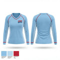 Frozen Ropes 7509620 Women's Long Sleeve V-neck Shirt - 1