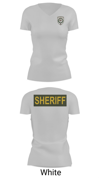 Womens Short Sleeve Vneck Shirt, Wilson county sheriff office, Police, Teamtime, Team time, sublimation, custom sports apparel, team uniforms, spirit wear, spiritwear, sports uniforms, custom shirts, team store, custom team store, fundraiser sports, apparel fundraiser